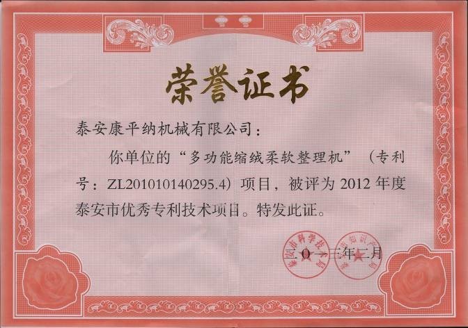 泰安市優(yōu)秀專利技術(shù)